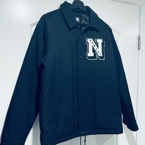 New Era Men's Navy Wool Coach’s Jacket